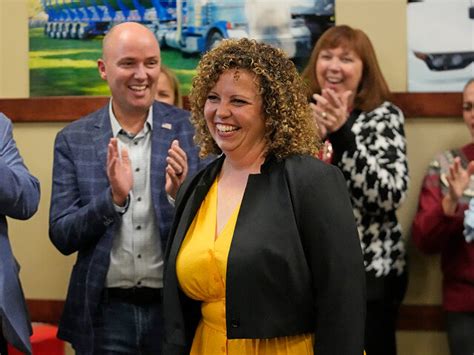 Republican Celeste Maloy wins Utah special election to replace her former boss US Rep. Chris Stewart